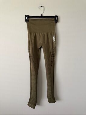 Gymshark Olive Green Seamless High-Waist Leggings